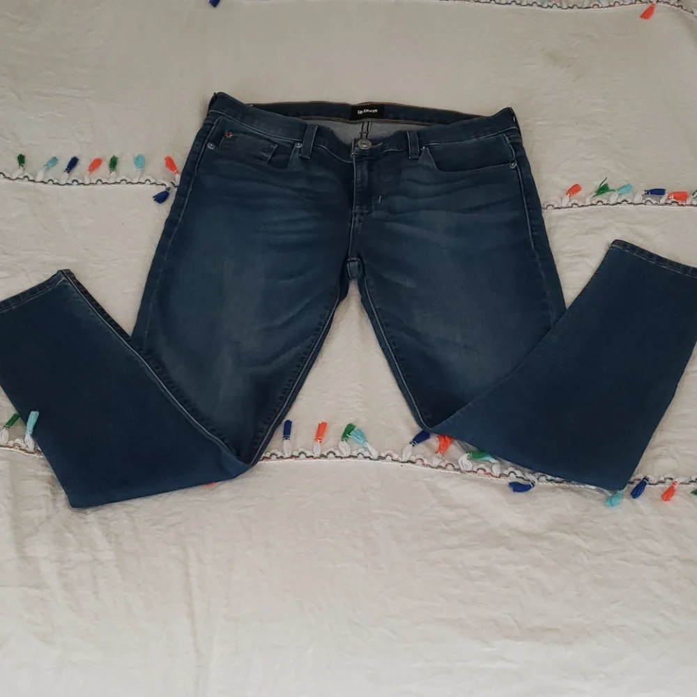 Hudson Crop Krista Super Skinny Jeans